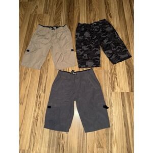 Univibe Boys Khaki Cargo Shorts Sz 8 Small Lot